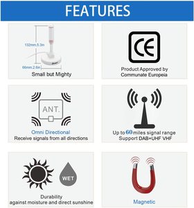 <span class=keywords><strong>Antena</strong></span> <span class=keywords><strong>de</strong></span> <span class=keywords><strong>TV</strong></span> satelital <span class=keywords><strong>de</strong></span> alta ganancia 4K UHF/VHF <span class=keywords><strong>Antena</strong></span> activa <span class=keywords><strong>de</strong></span> HDTV <span class=keywords><strong>de</strong></span> con <span class=keywords><strong>amplificador</strong></span> dual Uso en interiores y exteriores No requiere <span class=keywords><strong>amplificador</strong></span> - Product Image 4