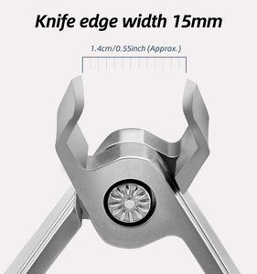 Stainless Steel Nail Clipper Wide Jaw Opening Ring <b>Lock</b> Portable Finger and Toe Nail Trimmer Custom Color - Product Image 2