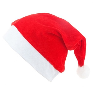 Gorros Navideños Personalizados 2025, Rojos, de Felpa, para Adultos y Niños, Decoraciones para Fiestas Navideñas y Disfraces - Venta al Por Mayor - Product Image 3