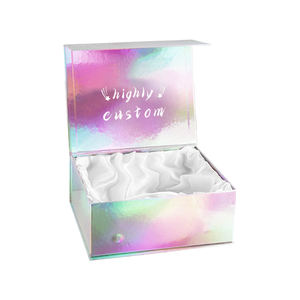 กล่องของขวัญวิกผมกระดาษแบบย่อยสลายได้กล่องบรรจุภัณฑ์เครื่องสำอางรีไซเคิลได้ - Product Image 2