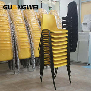GUANGWEI Modern dayanıklı plastik çalışma koltuğu ev ofis konferans eğitimi için toptan ucuz fiyat ziyaretçi öğrenciler için - Product Image 6