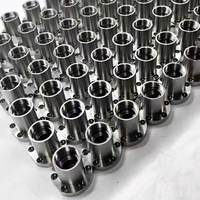 Komponen Titanium CNC Kustom yang Diproses dengan Mesin OEM 5 Axis Milling