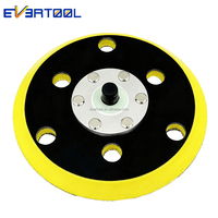 EVERTOOL Plaque de support abrasif pour ponceuse orbitale double action 125 mm, avec filetage 5/16-UNF