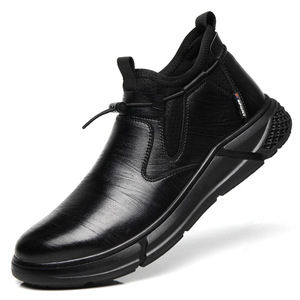 Chaussures <span class=keywords><strong>de</strong></span> sécurité unisexes basses antidérapantes en cuir microfibre avec embout en acier, doublure en maille et semelle extérieure en caoutchouc pour chantier d'été - Product Image 1