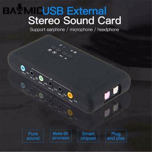 ขายส่งจากโรงงาน กล่องเสียง 7.1 ช่อง พร้อมการ์ดเสียง USB 2.0 อุปกรณ์เชื่อมต่อเสียงระดับมืออาชีพ 8 ช่องสัญญาณออก สำหรับบันทึกเสียงในสตูดิโอ - Product Image 3