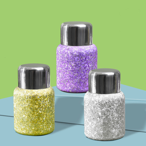 Bouteille isotherme sous vide en titane pur de 260 ml, mini, portable, avec infuseur à thé, texture cristalline, thermos de voyage - Product Image 1