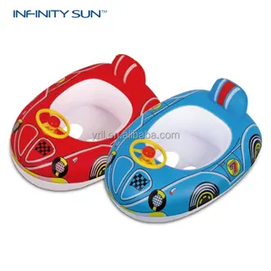 INFINITY SUN Customized hot-selling Inflatable Summer Baby Floats Toys Race Car Seat for pool