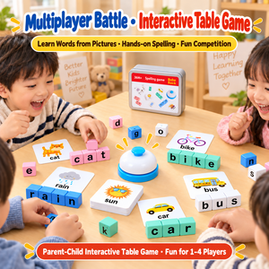 Gioco da Tavolo Educativo per Bambini 2026: Divertente Sfida Multi-Giocatore per l'Apprendimento delle Lettere e delle <span class=keywords><strong>Parole</strong></span> - Product Image 3