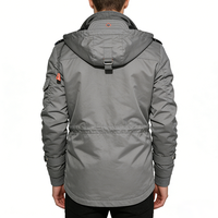 Veste d'hiver pour homme en polyester, vente directe d'usine, tissu en toile rembourré de coton, vêtements chauds