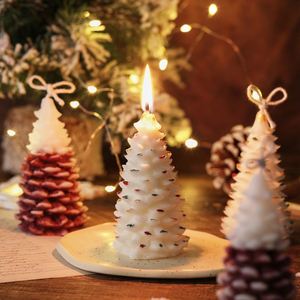 Wholesale Handmade <b>Tree</b>-Shaped Soy Wax <b>Scented</b> Candles Perfect Party Favors <b>Christmas</b> Gifts Festive - Product Image 2