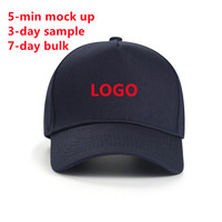 Gorra de Béisbol Deportiva Personalizada 100% Algodón con Lazo, 5 Paneles, Cierre a Presión, 295 g/m², Bordado 3D