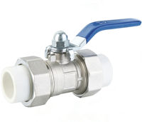 Vanne à boisseau sphérique manuelle D1030 avec joint en PTFE, pression de 16 bars pour l'eau, personnalisable OEM