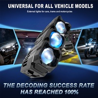 Xenplus GM01 60000LM 200W Luz LED para Parrilla con Control por APP, Foco de Triple Color, Lámpara de Conducción Todoterreno Impermeable IP68 para SUV