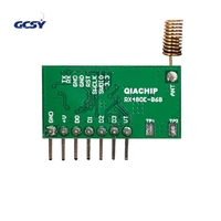 QIACHIP 868Mhz 4CH Interrupteur de télécommande sans fil intégré de réception et de transmission RF pour module Maison intelligente DIY