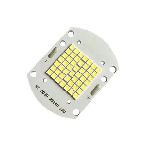 50W LED çip modülü SMD 3030 PCB kartı beyaz LED çip projektör için