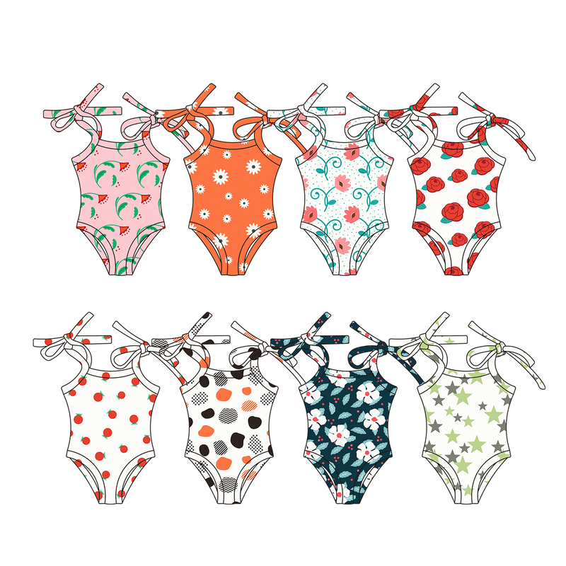 Premium Baby Swimming Clothing Girls Cross