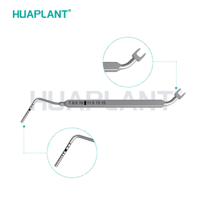 Instrumen pengukur kedalaman implan gigi, paduan Titanium Manual untuk pengukuran akurat operasi gigi kompatibel Osstem dentum - Product Image 5
