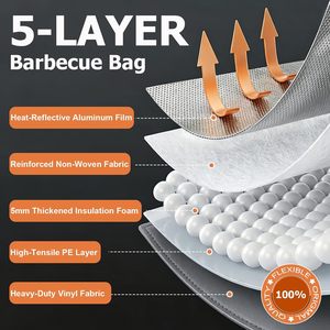 Sac de repos isotherme pour viande de porc et de dinde, couverture de barbecue pour poitrines de bœuf, accessoires pour fumoir et grillades, pour fêtes barbecue, emballage pour vente par correspondance - Product Image 5