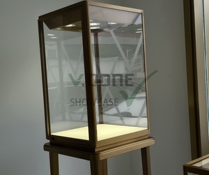 Escaparate de reloj iluminado de diseño de lujo para gabinete de joyería, exhibición de muebles de tienda de joyería completa para tienda minorista - Product Image 4