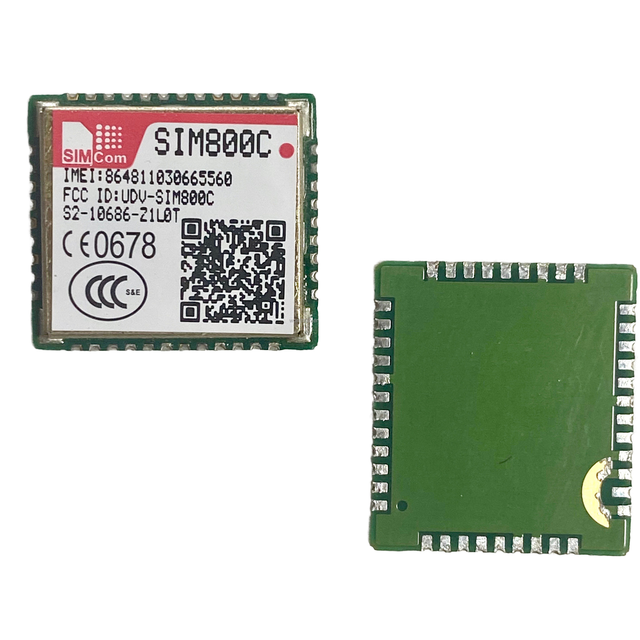 Factory Direct Sale SIMCOM Quad-Band 24MB GSM/GPRS Module SIM800C with Qualcomm Chipset 3.4-4.4V Voltage CE ROHS Certified
