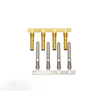Terminales de tubo redondo de alta calidad de 1,0 ~ 3,2mm Conector de terminal de PIN hembra y macho de tubo de cobre engarzado