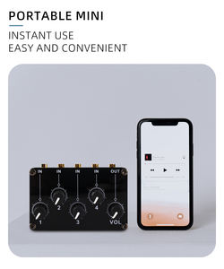 Mezclador de Línea Estéreo de 4 Canales BHA TX400, Hub Pasivo Portátil para Escenario y Estudio de Grabación, <span class=keywords><strong>Precio</strong></span> de Fábrica al por Mayor con 12 Años de Experiencia, OEM, CE, FCC - Product Image 5