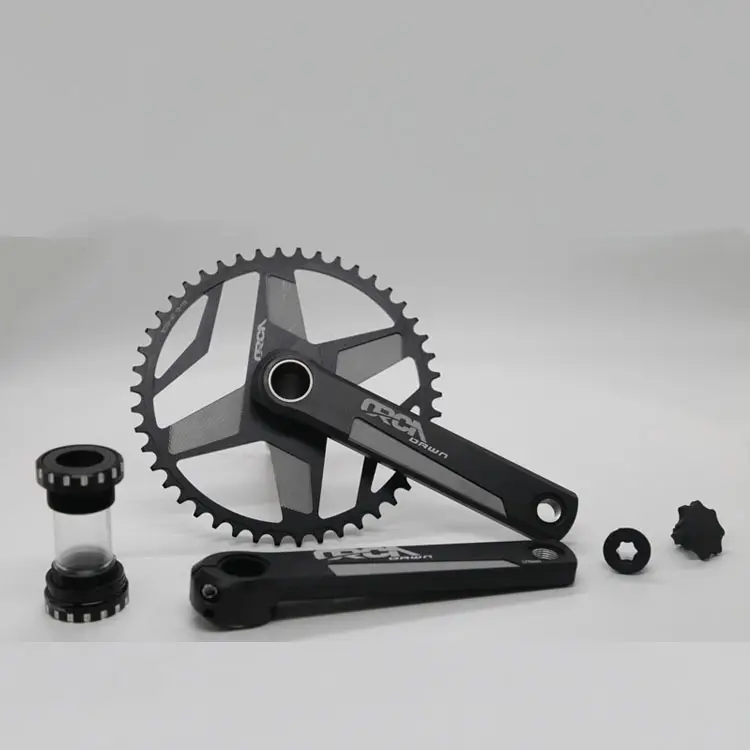 Aluminium Direct Mount Crank Grind Fiets Kettingwiel Volledige Cnc Hollow Integrale Racefiets Crankstel