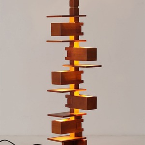 Artistic Minimalist Floor <b>Lamp</b> LED Light Source <b>Switch</b> Control Home Use - Product Image 2