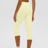 Pantalon de yoga sans couture JAC22 XG7157, respirant, pour le sport, avec effet galbant et taille croisée