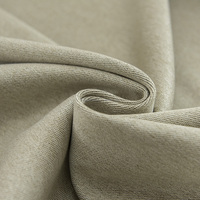 Tissu pour rideaux occultants double face en faux lin 100 % polyester, nouvelle arrivée, vente en gros sur mesure