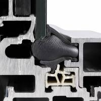 Jendela Geser Aluminium Tahan Benturan Anti Badai dengan Kaca Laminasi, Tahan Angin, dan Dilengkapi Palang Pengaman, Cocok untuk Rumah di Florida