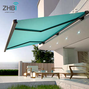 Toldo Plegable <span class=keywords><strong>para</strong></span> Patio, Manual, Telescópico, Extensible, con Revestimiento, Diseño de Casete Completo, Resistente al Viento, Retráctil, <span class=keywords><strong>para</strong></span> <span class=keywords><strong>Sombra</strong></span> en Exteriores - Product Image 2