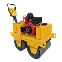 Rouleau compresseur/compacteur manuel hydraulique, sortie d'usine, rouleau de sol, rouleau compresseur pour la construction de routes