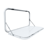 Table murale pliable robuste en alliage d'aluminium pour camping-car, caravane, remorque 800*450mm