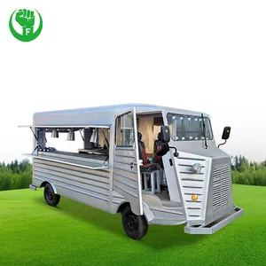 2023 Hot ba bánh Tuk tuk giỏ hàng Trailer van tuktuk điện thực phẩm Van Xe tải kiosk để bán