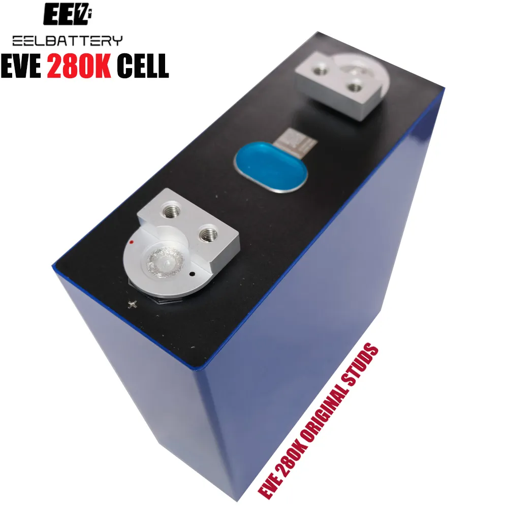 8000 time Original factory studs EVE LF280K Lifepo4 Battery cell Grade A 3.2v 280Ah home energy storage battery