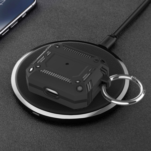 Funda Protectora para Auriculares con Carga Inalámbrica, Diseño de Armadura, Resistente a Impactos, de TPU y PC, para <span class=keywords><strong>AirPods</strong></span> Pro 2 3, Gran Venta - Product Image 4