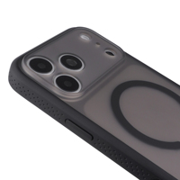 Coques de téléphone portable antichoc magnétiques mates à protection intégrale 360° avec protection d'objectif et compatibilité charge sans fil pour iPhone 17 Pro Max