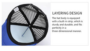 Casquette de baseball unisexe personnalisable avec logo, en maille respirante, <span class=keywords><strong>5</strong></span> panneaux, pour hommes et femmes, idéale pour les activités sportives en extérieur - Product Image 5