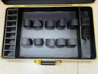Kit de coiffure professionnel pour la coupe et l'entretien des cheveux, étui de salon pour tondeuses, ciseaux, fournitures de barbier