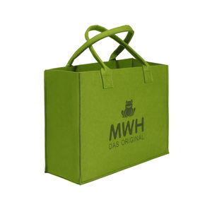 Bolsa de Mano Portátil de Fieltro PET, con Cierre Abierto, Estilo Simple, Forma Rectangular, para Uso Promocional, Venta al Por Mayor, para Mujeres, Bolsa de Compras - Product Image 3