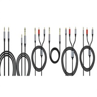 Kit Interkoneksi Audio Universal Profesional Tipe DC C ke Konektor USB RCA 3.5mm/6.35mm untuk Ponsel, Mixer, Keyboard, Speaker