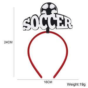 Bandeaux de football en polyester écologique de haute qualité, accessoires promotionnels pour événements sportifs et fêtes - Product Image 3