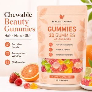 Vente en gros de gommes 3D pour les cheveux, les ongles et la peau, 60 unités, complément alimentaire, vitamines en gommes - Product Image 5