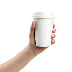 Custom Branded Biodegradable Disposable Bagasse Takeaway Coffee <b>Cup</b> <b>Reusable</b> Travel Tumbler for Hot and Cold Drinks - Product Image 1