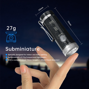 Flash bán Nhà Máy Giá mini đa chức năng EDC Torch với RGB ánh sáng USB sạc Led đèn pin - Product Image 3