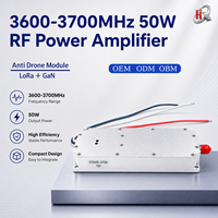 Amplificateur RF GaN personnalisable 50W 3600-3700MHz, module Lora, module anti-drone RF, VCO intégré