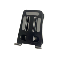 Supports de téléphone portable en aluminium usiné CNC, pliables, rotatifs à 360 degrés, support de bureau réglable pour téléphone portable et tablette