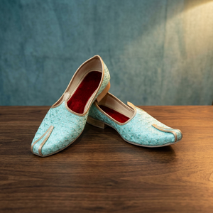 รองเท้าสไตล์ดั้งเดิมของชาวราชสถานสำหรับผู้ชาย BS International Student Shoes แฟชั่น หนังแท้ กันน้ำ รับทำโลโก้ตามสั่ง - Product Image 1