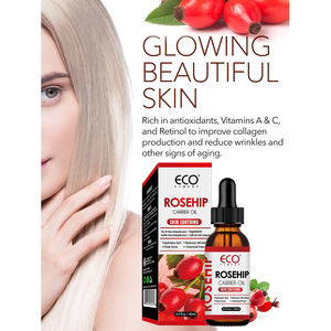 น้ำมันเมล็ดโรสฮิปออร์แกนิคสกัดเย็นบริสุทธิ์ 100% น้ำมันหอมระเหยบริสุทธิ์ 60 มล. สำหรับนวดกัวซา น้ำมันบำรุงผิวหน้า ลดรอยสิว -281315 มีสินค้าในสต็อก - Product Image 3